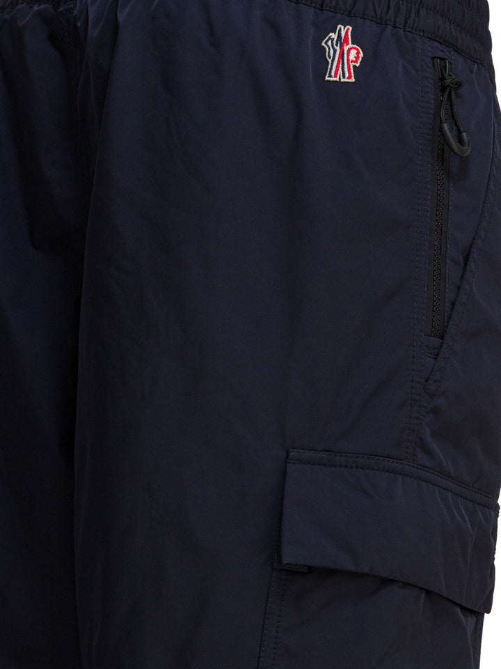 Moncler Grenoble Cargo Pants Trousers - Blu | 3c25f048db7a9619d3574ff5b671c4b442d1eeee