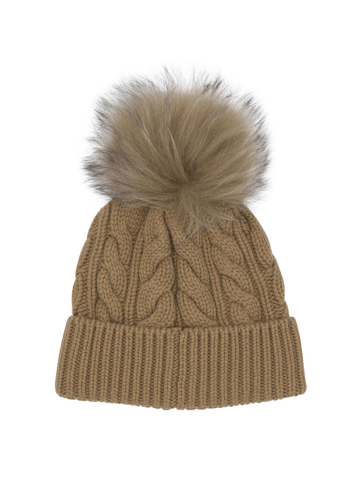 Moncler Grenoble Wool Blend Beanie Cappelli - Beige | 1964ff813a9e53bc596930f557ef829507287660