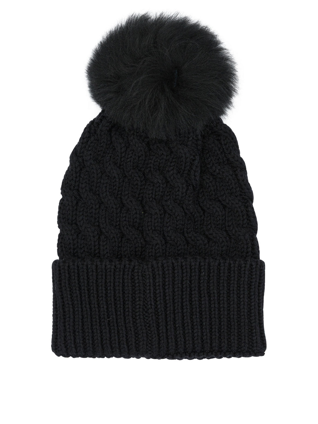 Moncler Grenoble Wool Beanie Cappelli - Nero | 2ede1577f9873040df585e13d3c2874003d6259a