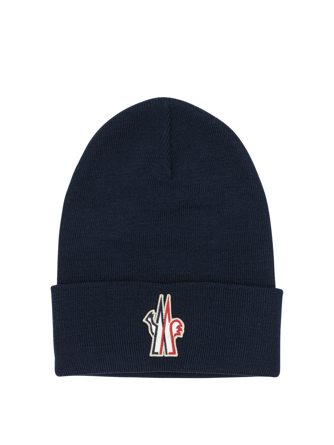 Moncler Grenoble Wool Beanie Cappelli - Blu | 8aec8318ad9f66a51965869e8fa654168a62768f
