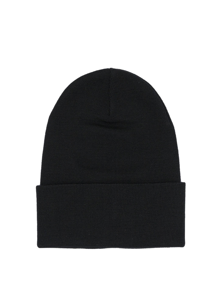 Moncler Grenoble Wool Beanie Cappelli - Nero | d576eb5e5a9bb81cb4dccd3a11f92b017cd5fe3a