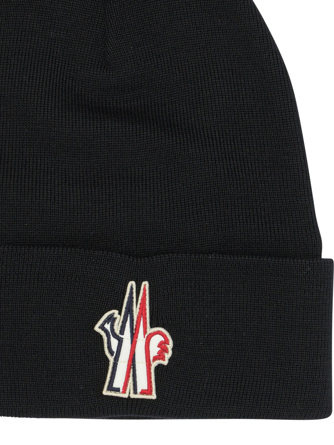 Moncler Grenoble Wool Beanie Cappelli - Nero | dd3b0b46bb5f5c5adbbd1a953484539ddb135cd2