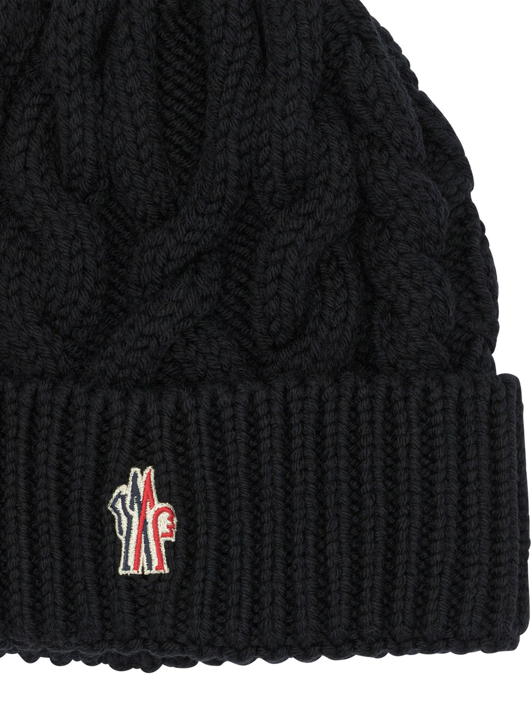 Moncler Grenoble Wool Beanie Cappelli - Nero | 524bca8641a047668f34dac76e727eca14d99f96