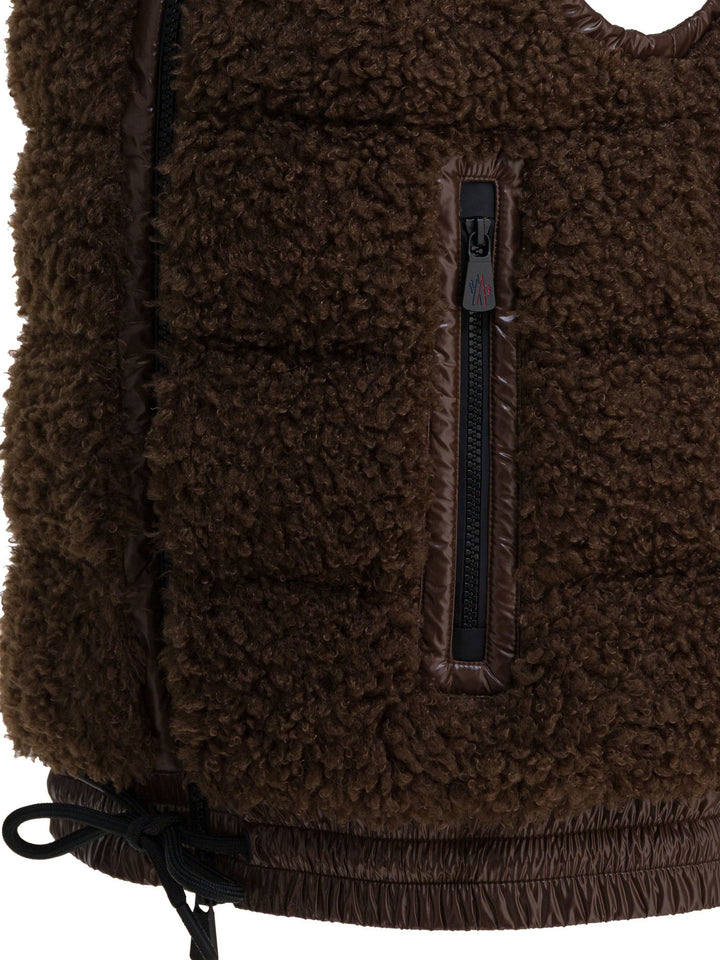 Moncler Grenoble Teddy Jackets and Coats - Marrone | 4725d2194c42a6c072e56c61aa74b89febebfa2b