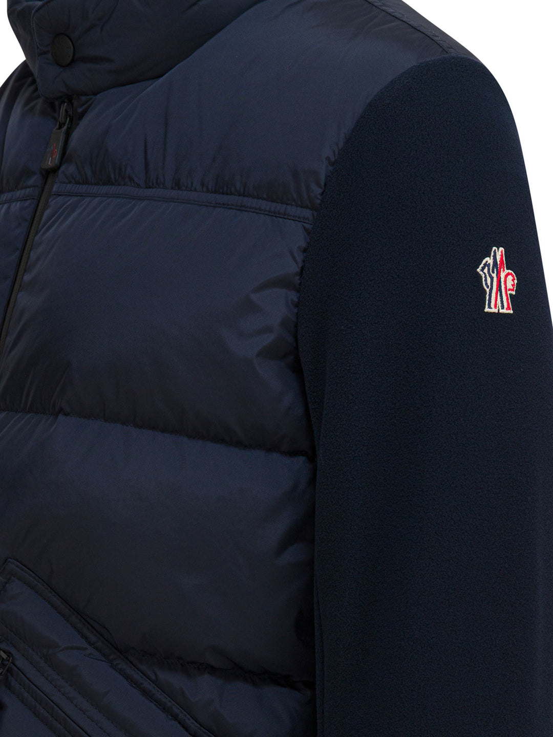 Moncler Grenoble Lightweight Down Jacket With Logo Jackets and Coats - Blu | f33704aec89dd4f2b8404e172930bcf574c82a87