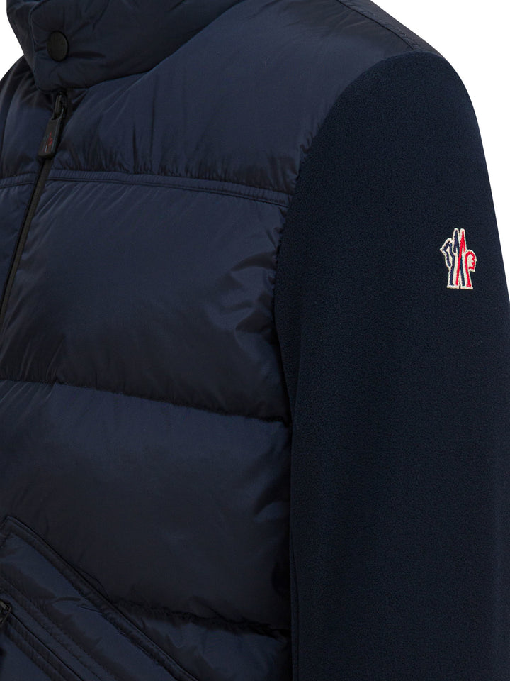 Moncler Grenoble Lightweight Down Jacket With Logo Jackets and Coats - Blu | f33704aec89dd4f2b8404e172930bcf574c82a87
