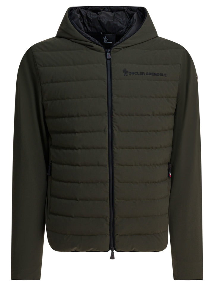 Moncler Grenoble Zipper Sweatshirt Sweatshirts - Verde | 97c8b5412a1d7dea00eb76e52b2f356bc615c736