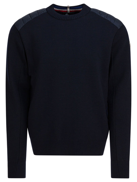 Wool Crewneck Sweater Knitwear Blu