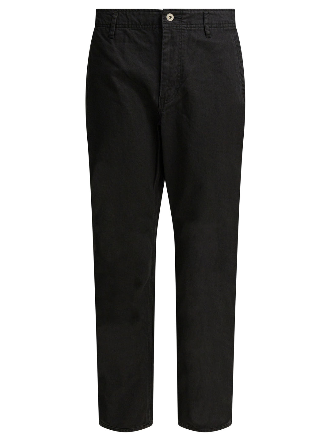 Nonnative Cotton Work Pants Trousers - Nero | da18226e6445da57052803948cbe441f67406721