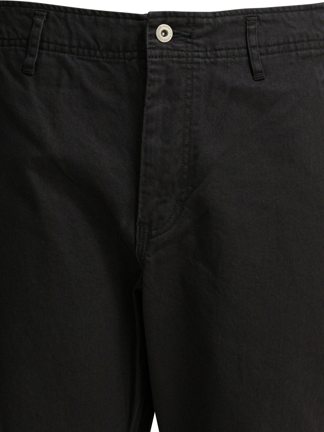 Nonnative Cotton Work Pants Trousers - Nero | 5cf6bbe850c17e79278239da1e295a89922b5272