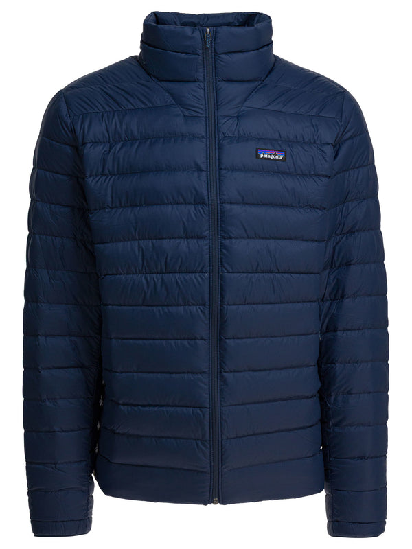 Down Sweater Jackets And Coats Blu