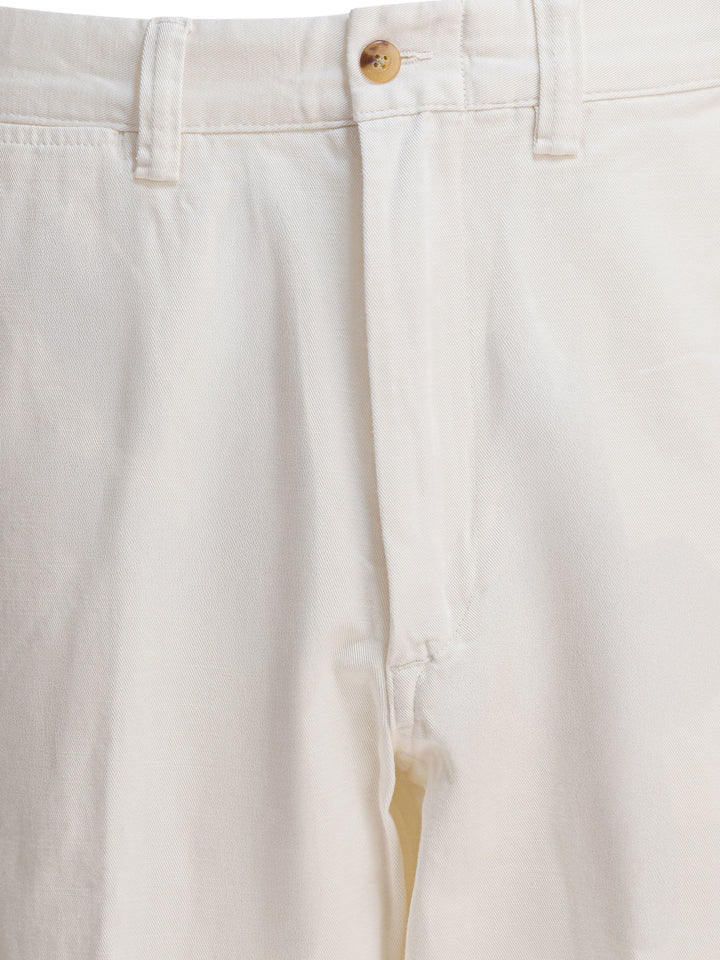 Polo Ralph Lauren Straight Leg Trousers - Bianco | d24d575637a750d456249c26dfe4fa01f0b2e984