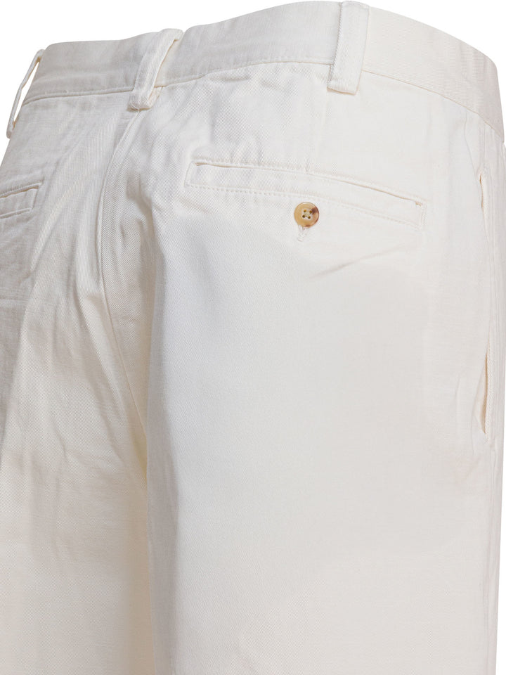 Polo Ralph Lauren Straight Leg Trousers - Bianco | a74bf650e805e99bc6b87bfda7c296cd2d9f88ba