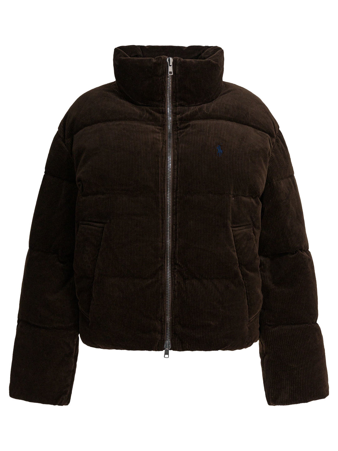 Polo Ralph Lauren Short Down Jacket With Pony Jackets and Coats - Marrone | 99f4c232f1094ed2778a489bb771c8243601d81e