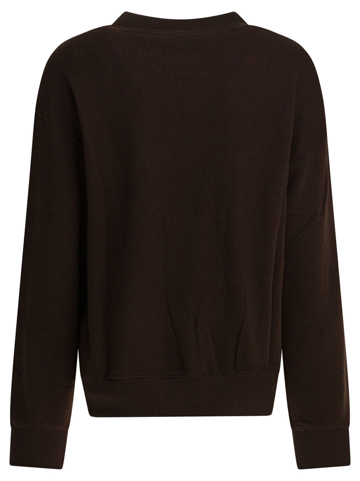 Polo Ralph Lauren Crewneck Sweatshirt With Pony Sweatshirts - Marrone | 421cef968d64802180638e621e79b1b1afa625ad