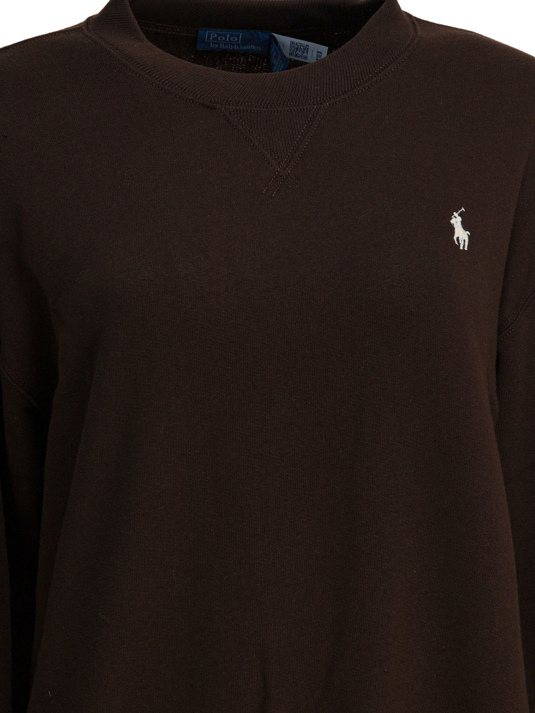 Polo Ralph Lauren Crewneck Sweatshirt With Pony Sweatshirts - Marrone | 98a28bec8e9335c740aae991ddadb4d926ef5a86