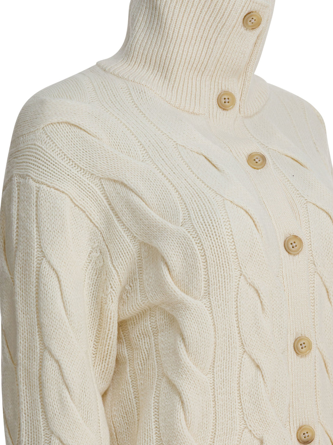 Polo Ralph Lauren Cardigan In Cashmere Knitwear - Bianco | 6d9e8a23b90acfb715f0ad8b1f34716adcfbb443