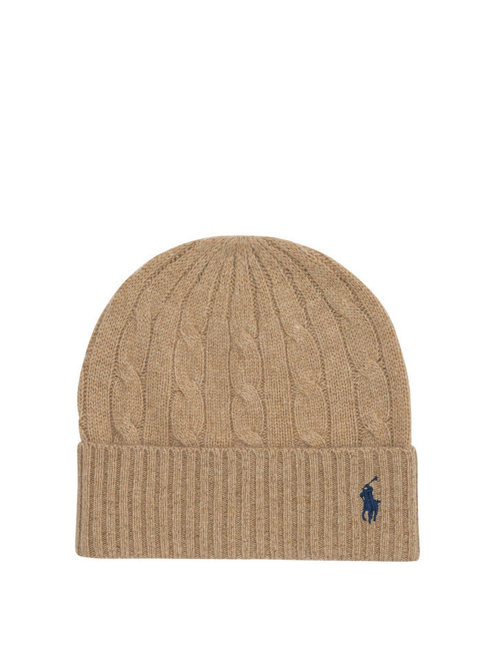 Polo Ralph Lauren Wool Beanie Cappelli - Beige | 7bc122da86b1cc4458c51aed2975054f27d10b9e