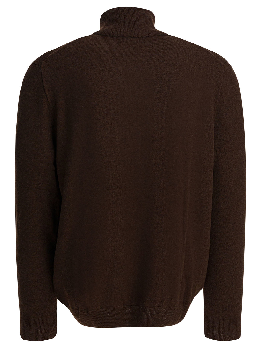 Polo Ralph Lauren Wool Sweater With Zipper Knitwear - Marrone | 38c6e653c5124cb4f0f3d37c388c690f51f42ef4