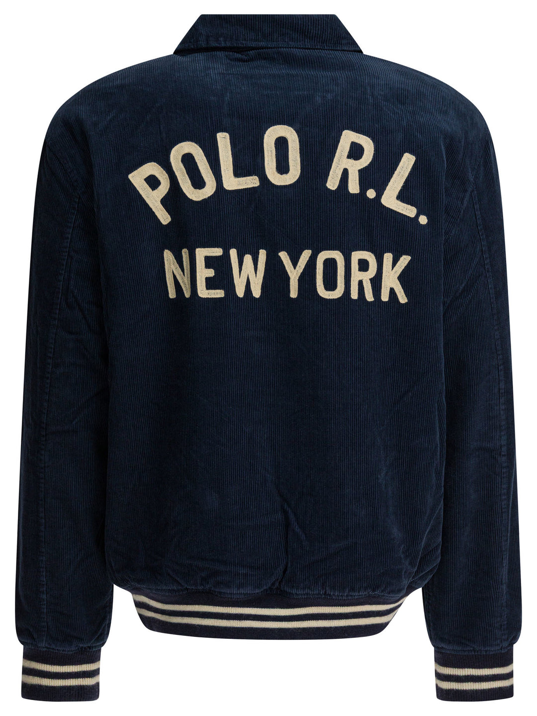 Polo Ralph Lauren Bomber In Cotone E Lana Jackets and Coats - Blu | 34c0b42c8e9b4614c5011dc661fadc7bd8a58827