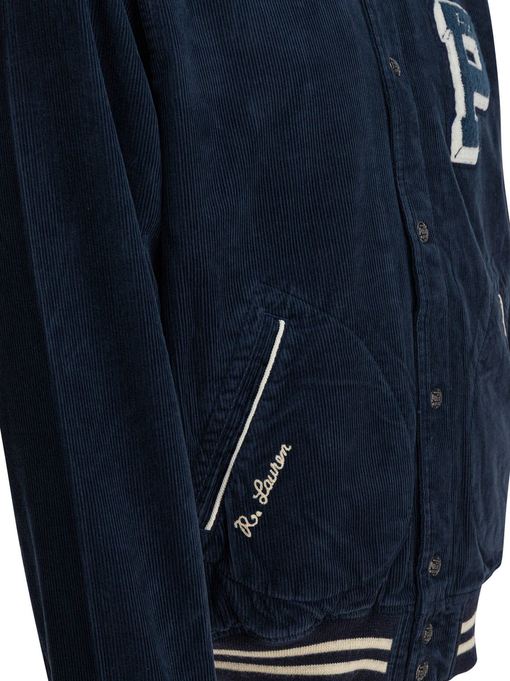 Polo Ralph Lauren Bomber In Cotone E Lana Jackets and Coats - Blu | 170c7bf305df5d5a0d9c7099d5539efaabeab419