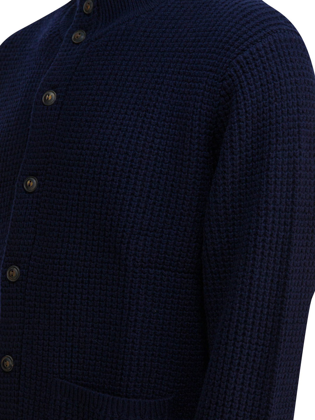 Polo Ralph Lauren Mock Neck Cardigan Knitwear - Blu | ed9d59ae1e07063caf512fd5b418e26c05545d6e