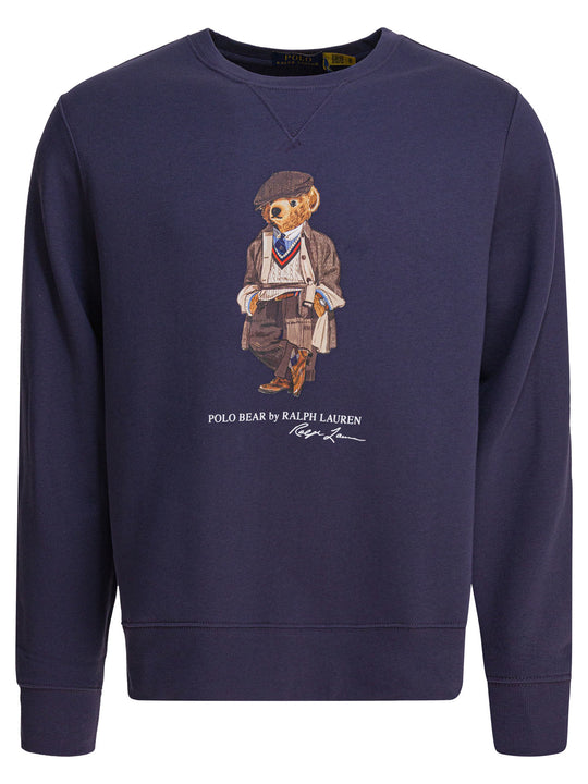 Polo Bear Sweatshirts Blu