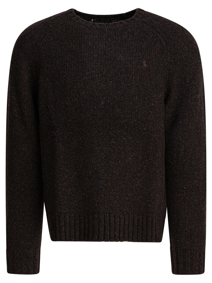 Polo Ralph Lauren Mottled Wool Sweater Knitwear - Grey | 554c4ddd19fb1538e19dafd6bdd3f3d6f160bc8b