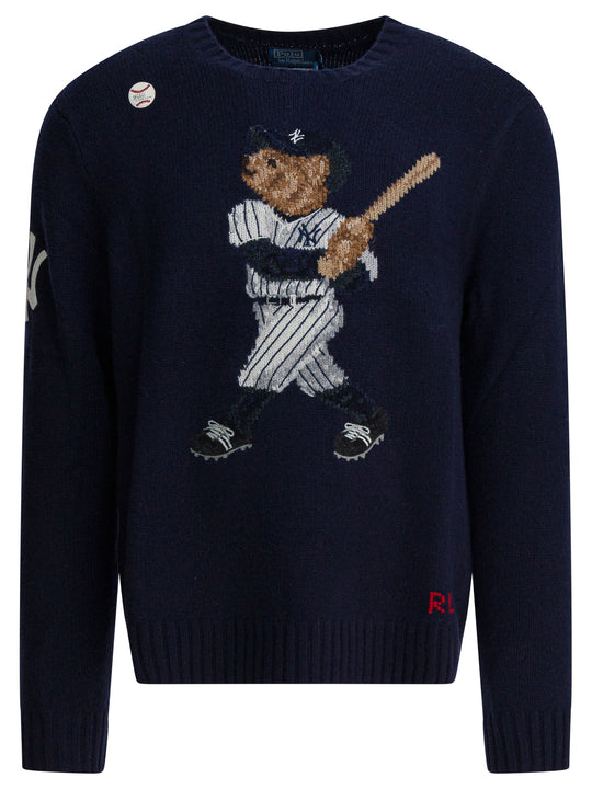 Yankees Bear Knitwear Blu