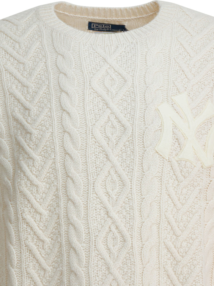 Polo Ralph Lauren New York Yankees™ Knitwear - Bianco | b33482f84feb669754beaaad85f1c6c1963a7622