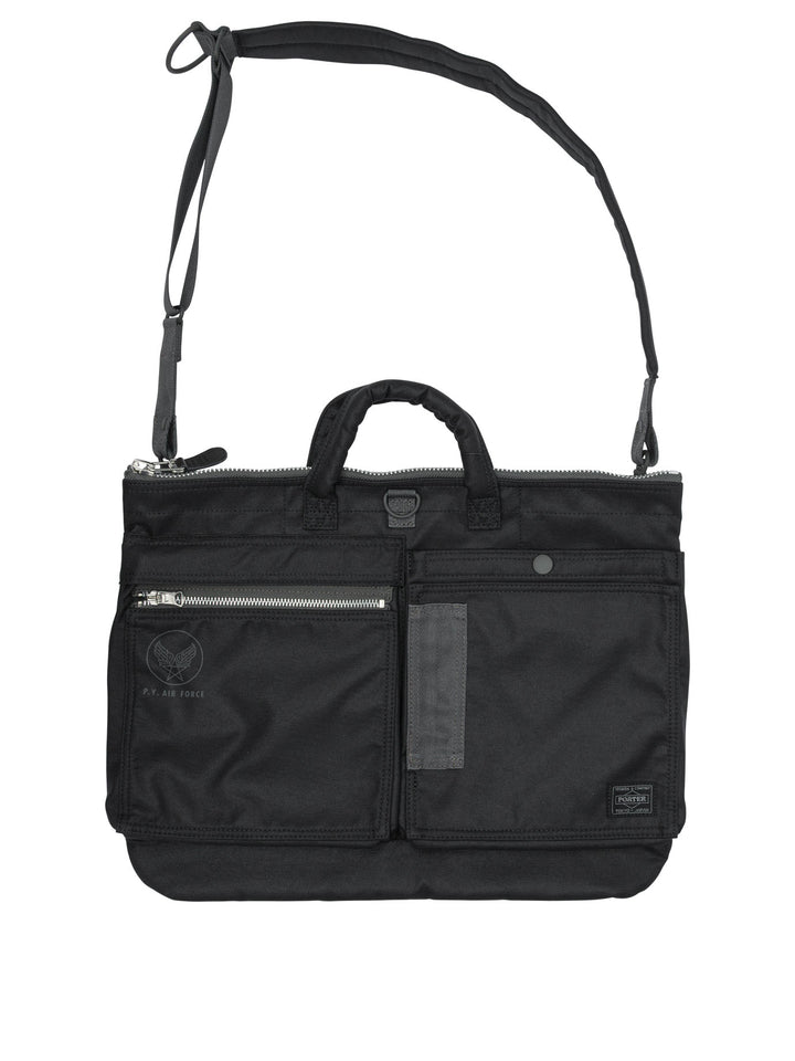 Porter-Yoshida & Co Porter Flying Ace 2way" Handbag Handbags - Nero | f1109d6f774fce8f5b0107e5557a55f2e540ad72