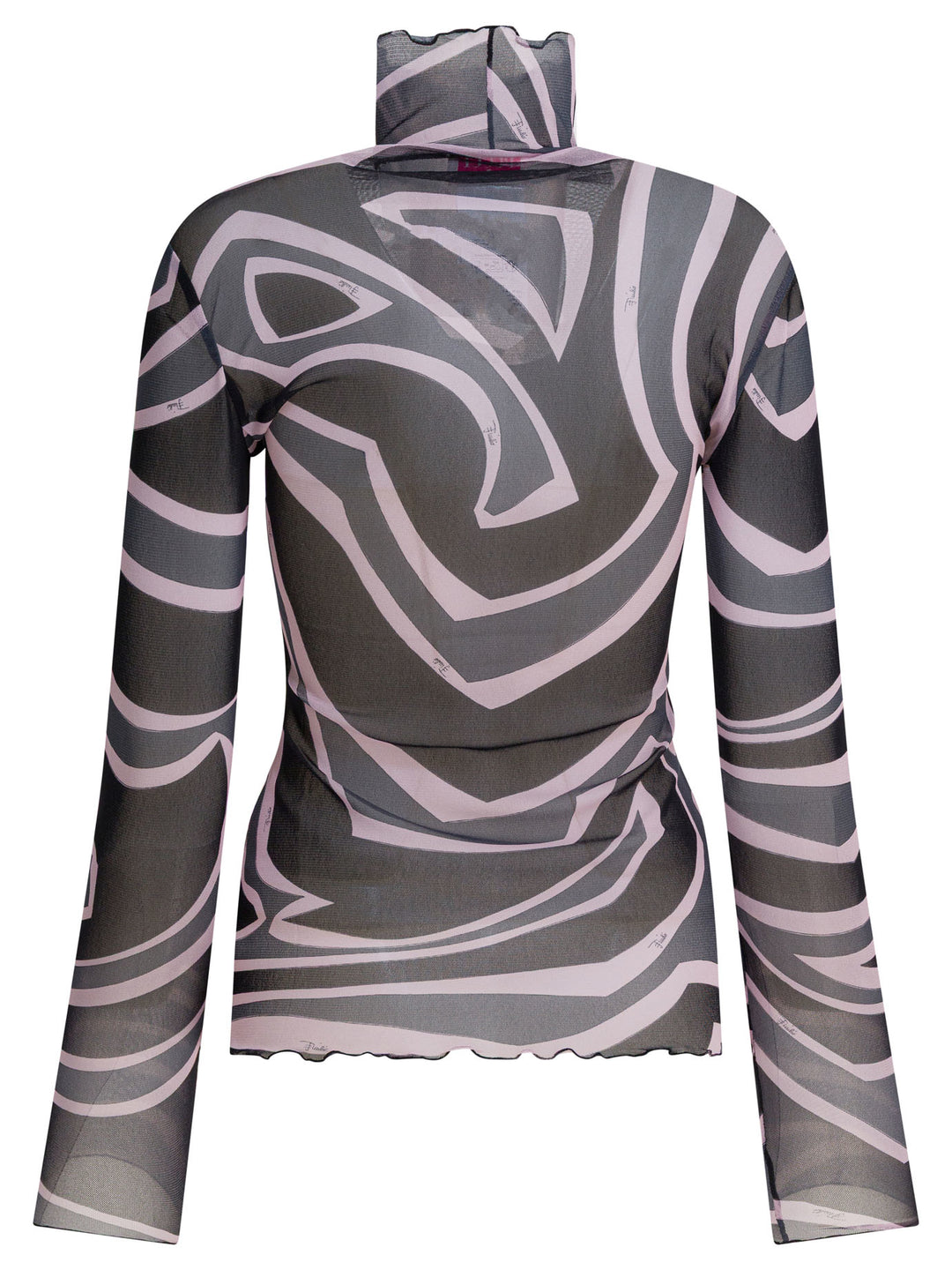 Pucci Labirinto Print Tulle T-Shirt T-shirts - Nero | 66b4139fbf84df022349a47e81893777e8895561