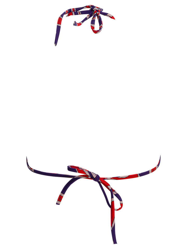 Pucci Labirinto Print Triangle Bikini Top Swimwear - Viola | 54da3c376339e4b1de478c72939bab44247814ee