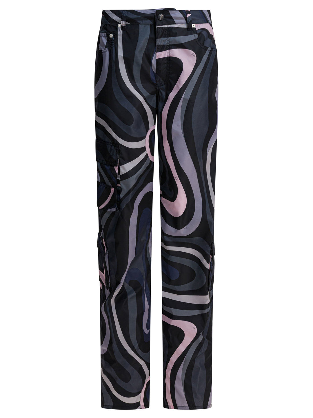 Pucci Marmo Print Cargo Pants Trousers - Nero | 81ac3682b695303e595e5f8de6682f69a1885cb7