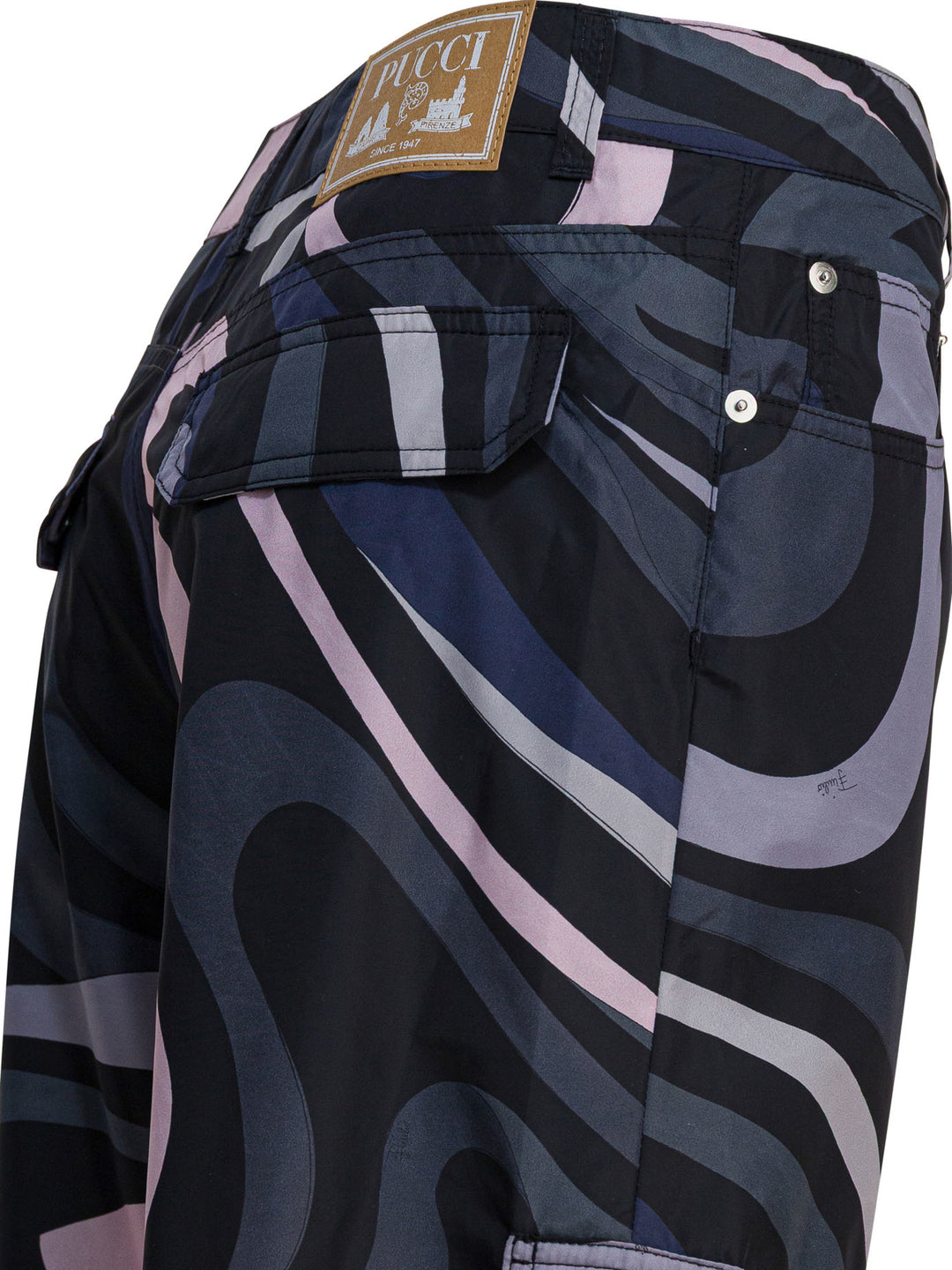 Pucci Marmo Print Cargo Pants Trousers - Nero | a4d2c75a1c3751a283b1407f2876ec40696cc973