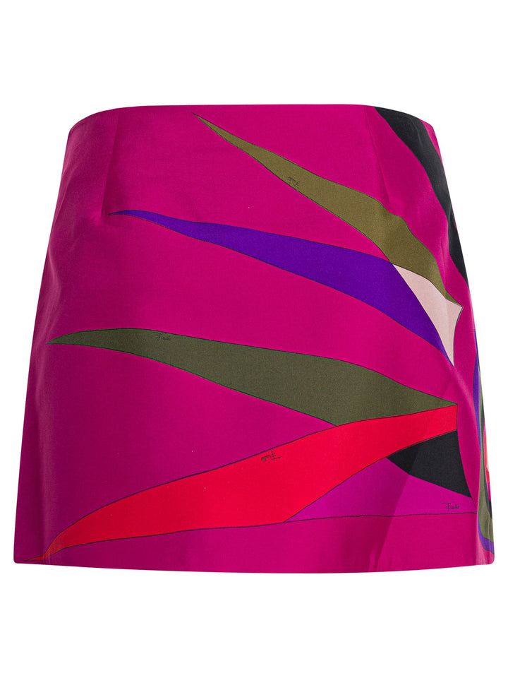 Pucci Hawaii Print Miniskirt Gonne - Fucsia | d7434b86a126e2a13aa35d799a332e82da823ad9