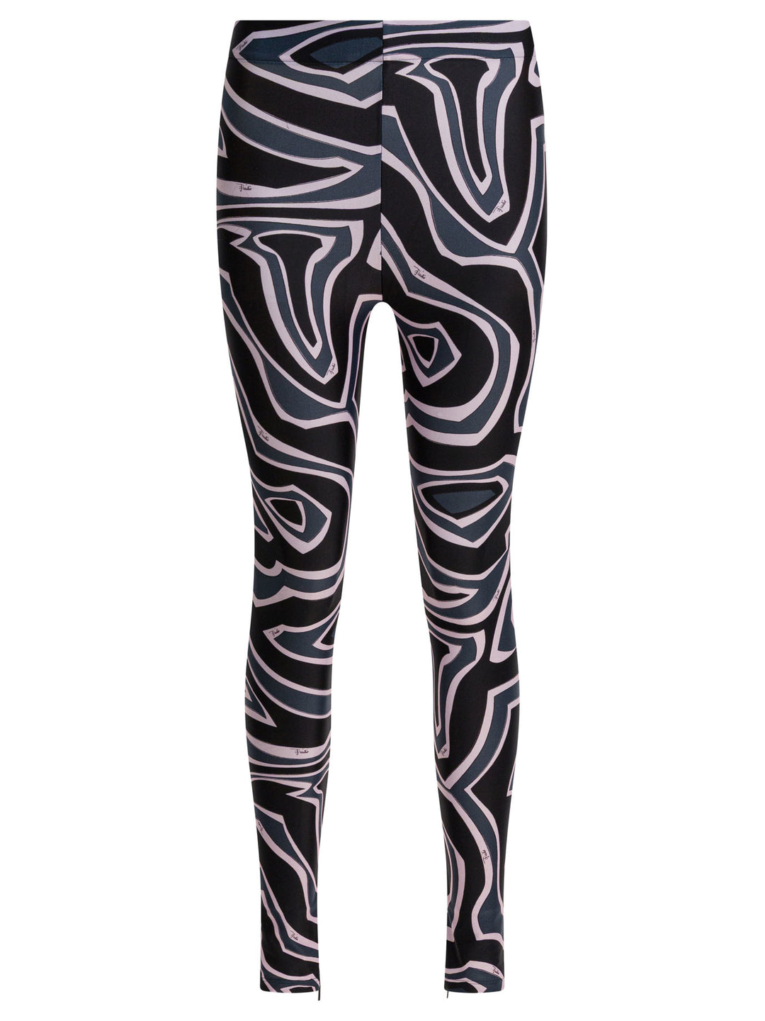 Pucci Leggings With Print Trousers - Nero | 1679a61601701ee170c997867e4bded4bebfaab7