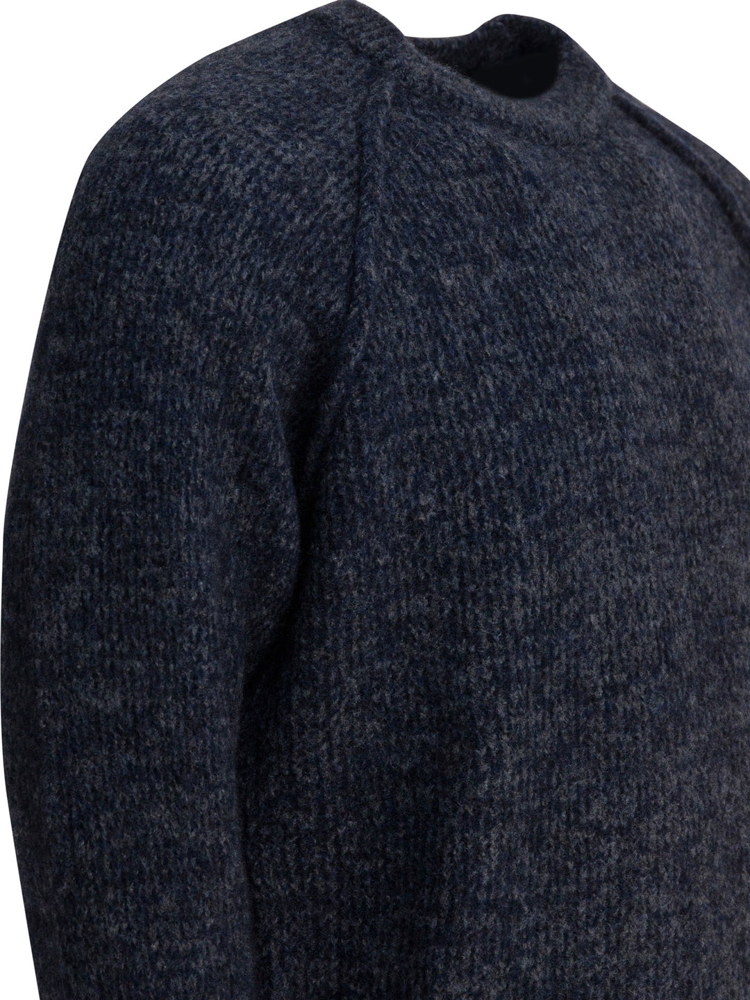 Rakkì Wool Crew Neck Sweater Knitwear - Blu | 565a21436cd611b09e30e224767ceeb5d4d32ad6