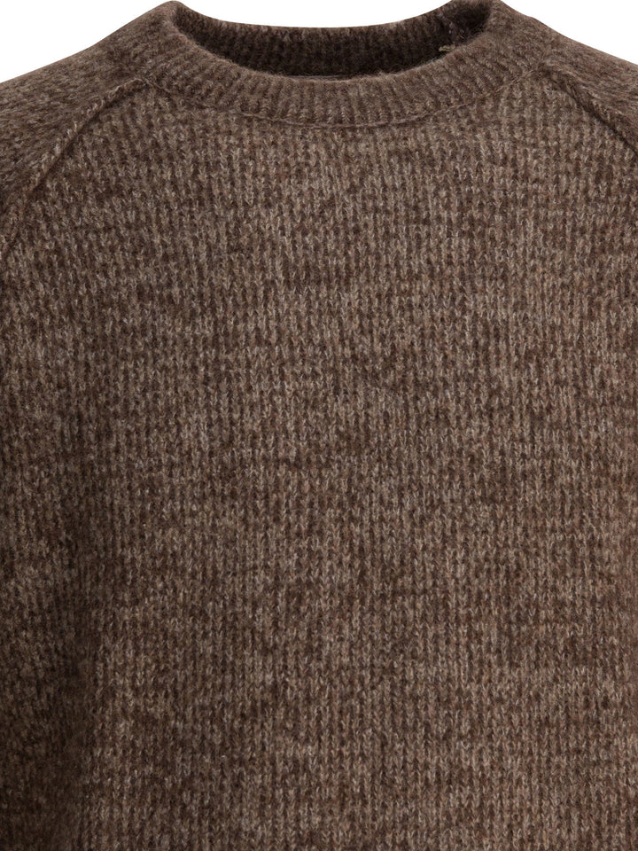 Rakkì Wool Crew Neck Sweater Knitwear - Marrone | d21e2277e613b54c649fa3209555552f2a1eaf85