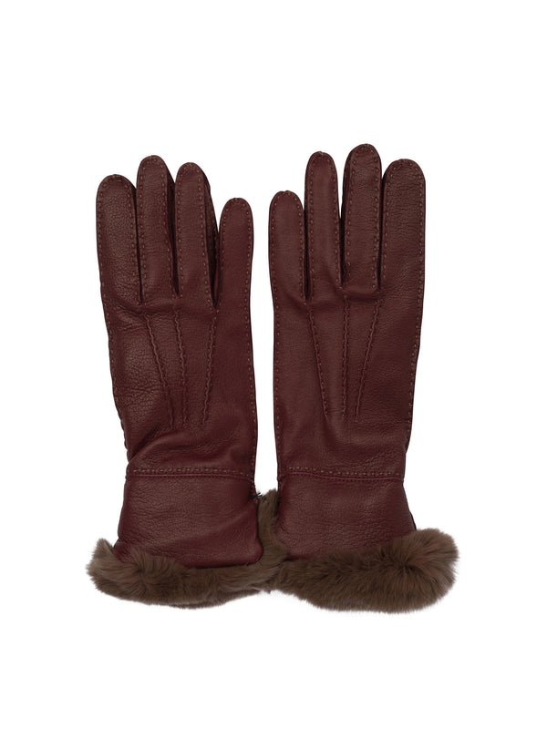 85 Guanti Bordeaux
