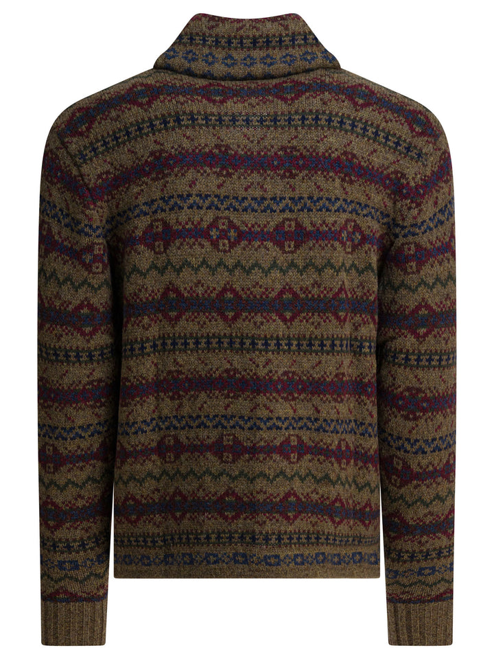 Rrl By Ralph Lauren Wool Cardigan Knitwear - Marrone | 3029c78bb33705a9349ce4bbd7e8f872d4b63ab2