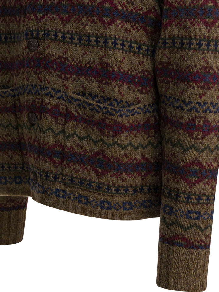Rrl By Ralph Lauren Wool Cardigan Knitwear - Marrone | 5af1dec001b5374012726174d5bff1511aa8cd6f