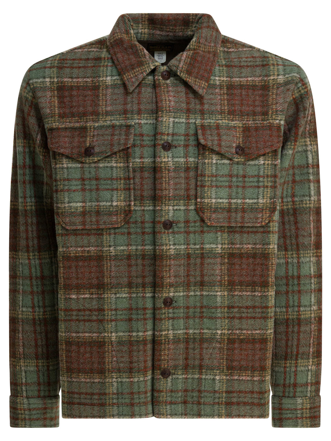 Rrl By Ralph Lauren Scottish Wool Overshirt Jacket Jackets and Coats - Verde | e61b4ae0efbe17f093b4f456791c6af08f0488d1
