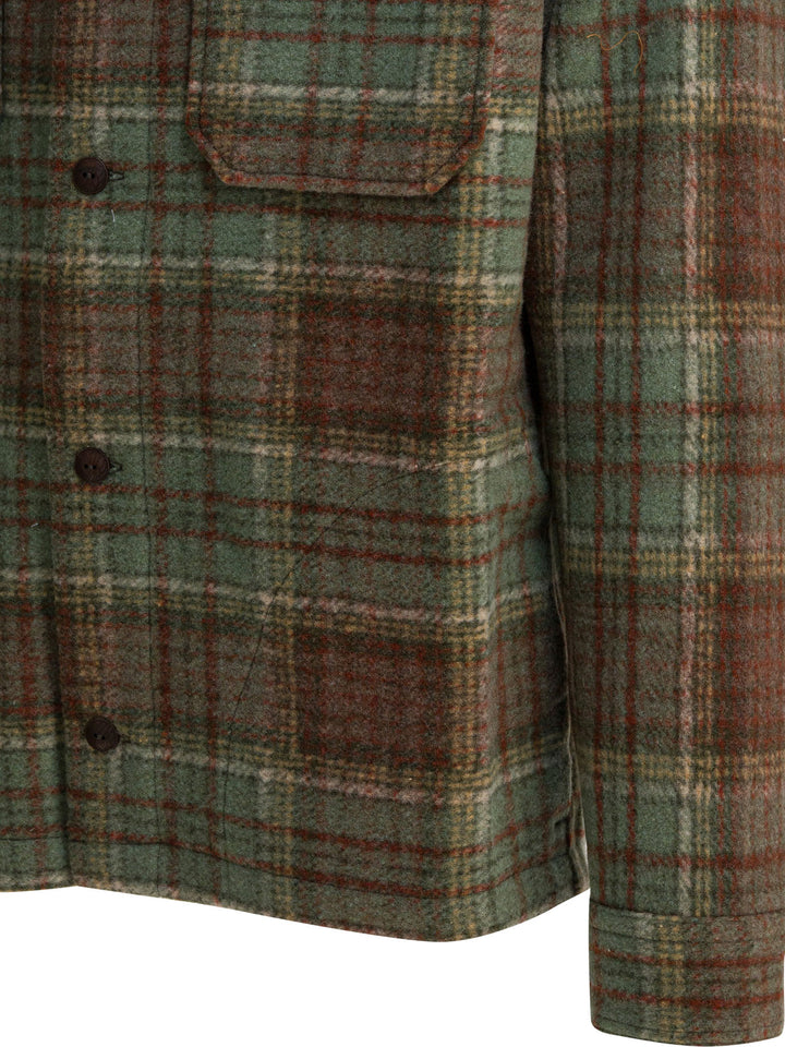 Rrl By Ralph Lauren Scottish Wool Overshirt Jacket Jackets and Coats - Verde | 1b32ac82f50c7f250183ea7de52532aa744cd3da