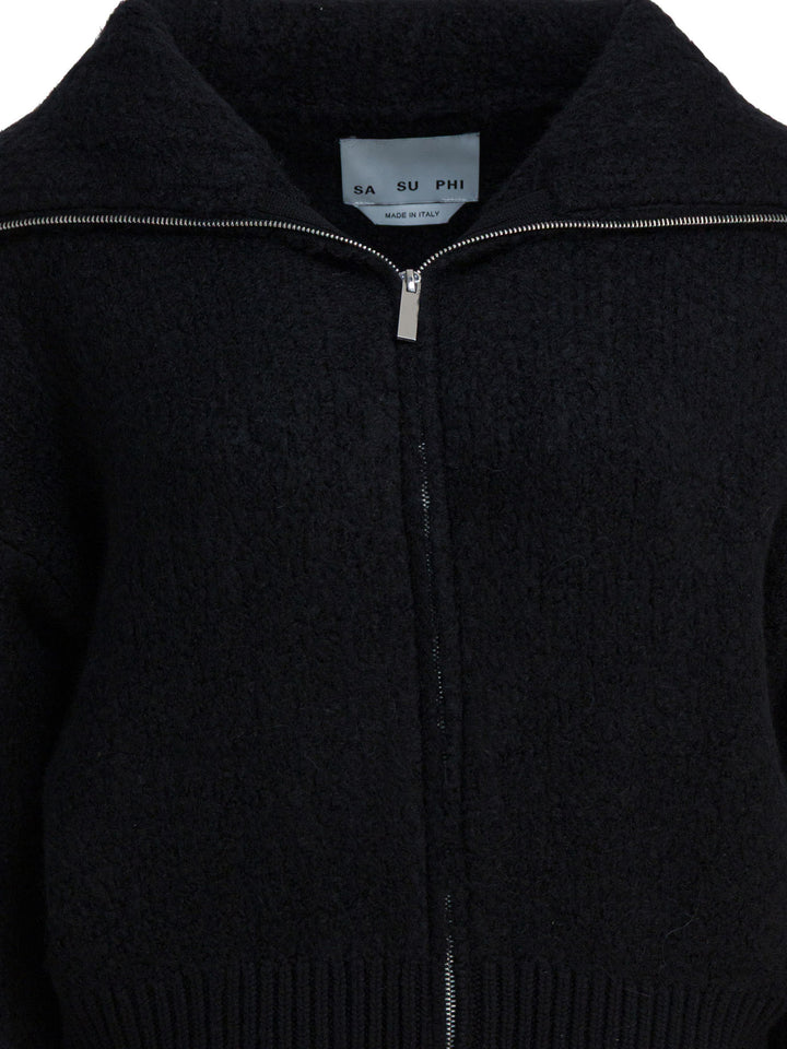 Sa Su Phi Teddy Jackets and Coats - Nero | de3993b00992dbe46bdd8c32caf863bcf0897fe9