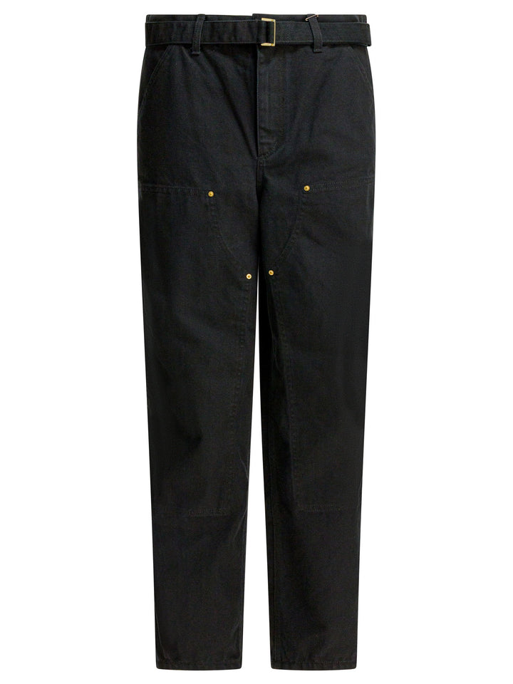 Sacai Duck - Sacai X Carhartt Wip Trousers - Nero | c80684a790a95d451242a8ec41b6444378f112ef