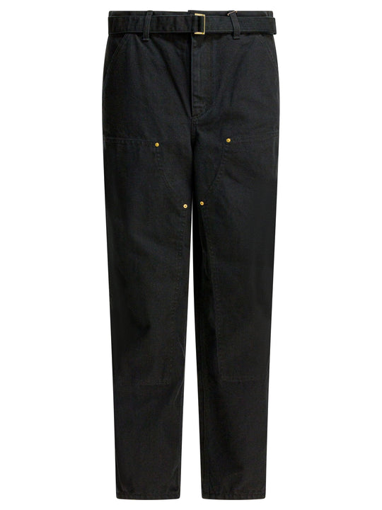 Duck - Sacai X Carhartt Wip Trousers Nero