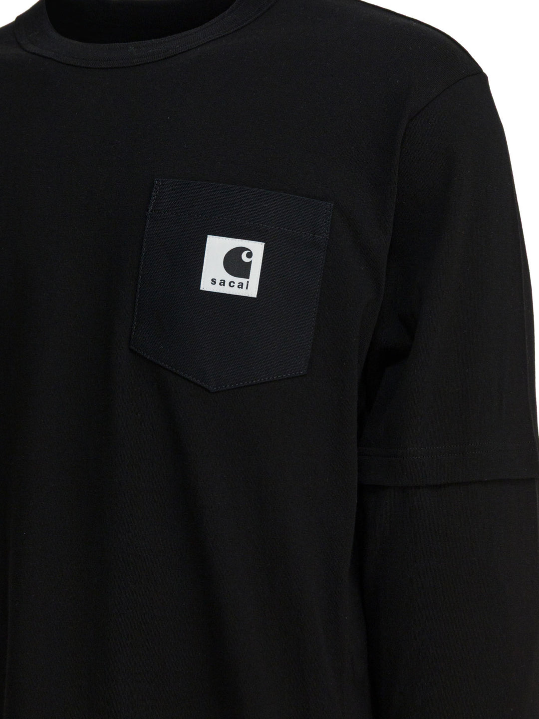Sacai Sacai X Carhartt Wip T-shirts - Nero | e0505adb017cced8ca233ab693bd3e637718b673