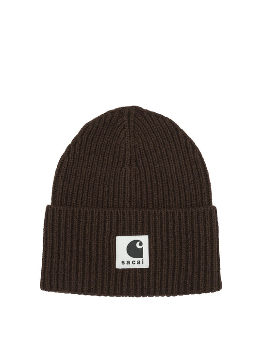 Sacai X Carhartt Wip Cappelli Marrone