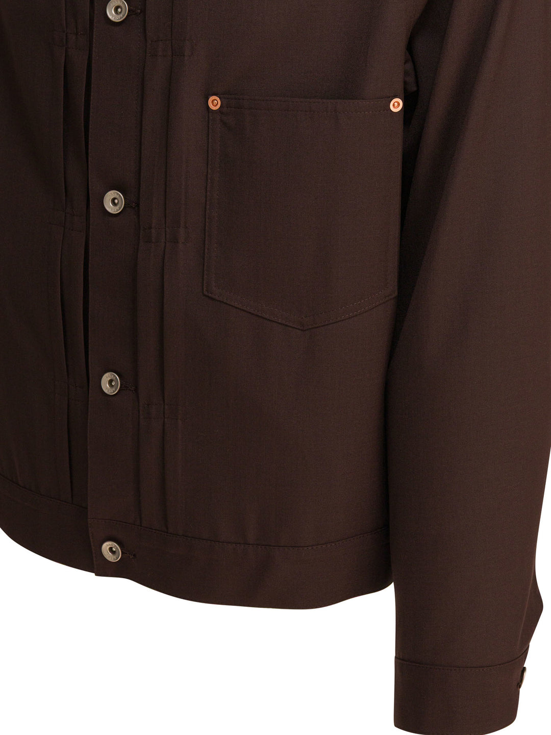 Sacai Suiting Jackets and Coats - Marrone | 281d796f6bfcb2d7b5c108101125475ba29d9ae9